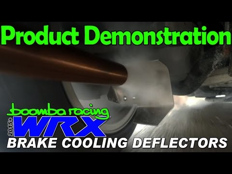 Product Demo | Boomba Brake Cooling Deflectors for '15+ Subaru WRX