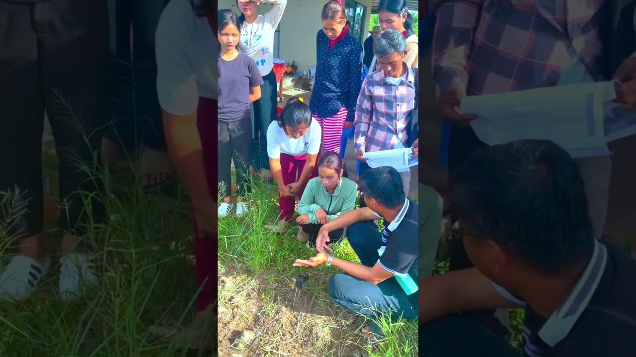 KOC, Heifer project partner, conducted practice sessions on assess ING soil health before planting