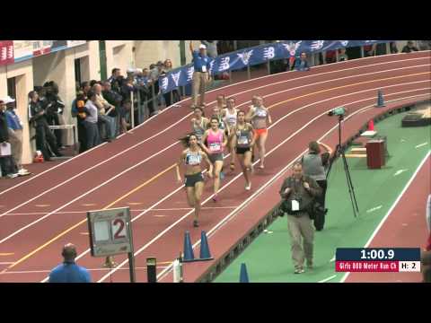 Girls 800m Section 2 - New Balance Nationals Indoor 2014