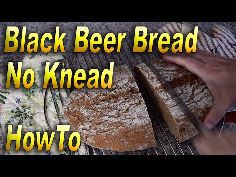 No Knead Black Beer Bread 20200506