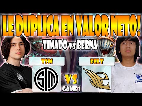 TSM VS FELT BO3[GAME 1] TIMADO, BRYLE VS BERNA - DPC NA 2023 TOUR 2:DIVISION 1 - DOTA 2