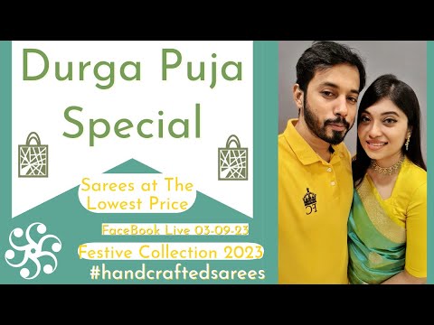 Durga Puja Special Banarasi Silk Sarees & Suit Pieces 03-09-23