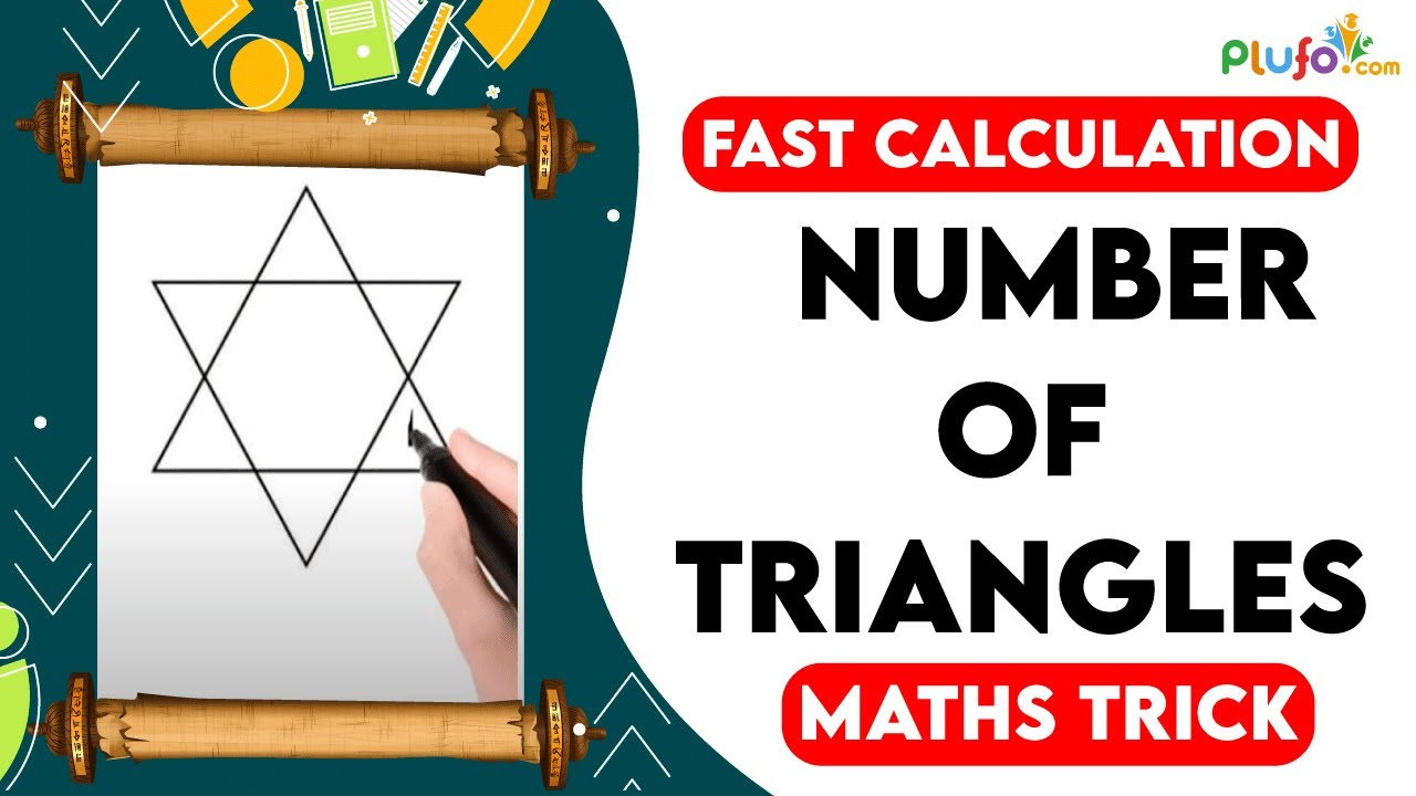 Number of Triangles - Maths Trick to find out the no of triangle puzzle.