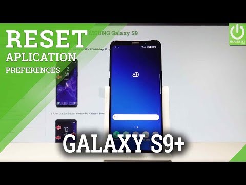 Reset Apps Preferences in SAMSUNG Galaxy S9+ - Default App Settings