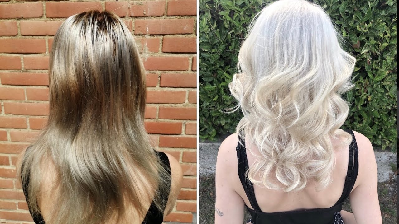 ‼️ Faire une patine cheveux blond polaire a la maison ‼️