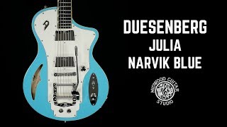Video thumbnail for Duesenberg Julia - Narvik Blue | Midwood Guitar Studio by Midwood Guitar Studio
