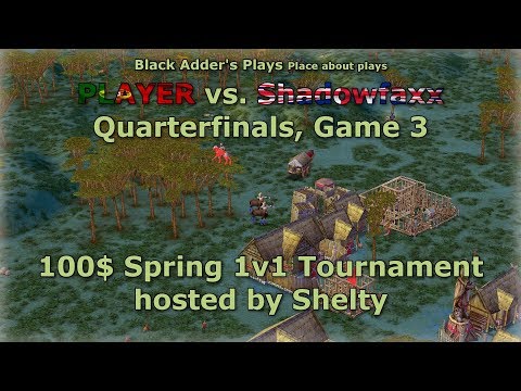 Shelty's Spring Tournament, QF - PLAYER vs. Shadowfaxx, Game 3 - Age of Mythology: The Titans