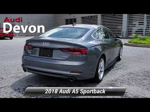 Used 2018 Audi A5 Sportback Premium, Devon, PA U2976