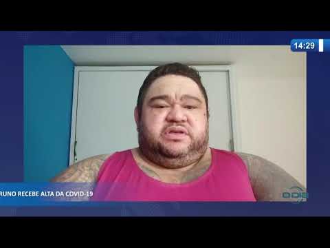 Contra todas as possibilidades, Bruno recebe alta da Covid 16 07 20