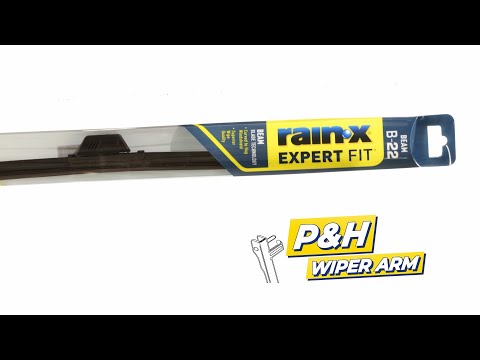 Rain X Expert Fit Beam Wiper Blade Installation P&H