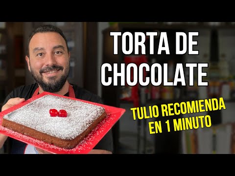 Torta de Chocolate con 3 Ingredientes | Receta Fácil | Tulio Recomienda en 1 Minuto