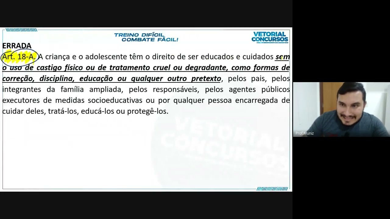 50 Questões de ESTATUTO DA CRIANÇA E DO ADOLESCENTE  |  SEAS-CE