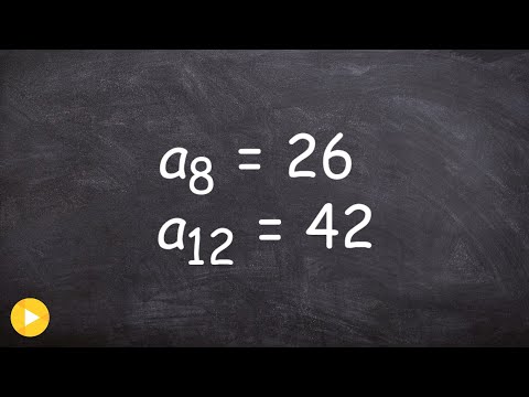 Find the first several terms of a sequence with given two terms