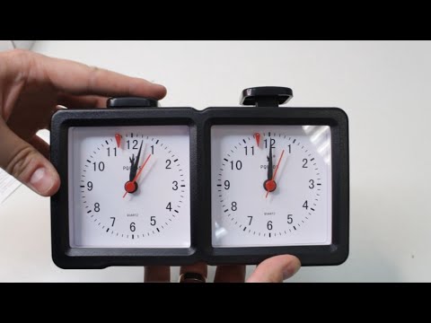 Шахматные часы «Модерн» (на батарейке) – обзор от магазина подарков «Счастливый случай»