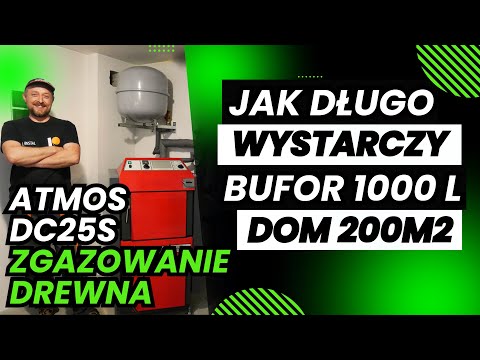 ATMOS — KOCIOŁ NA ZGAZOWANIE DREWNA Z BUFOREM - CO ILE TRZEBA PALIĆ? #atmos #bufor #zgazowanie #oze