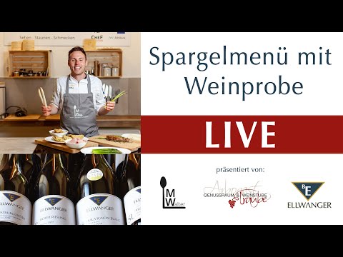LIVE - Spargelmenü mit Weinbegleitung an Karfreitag