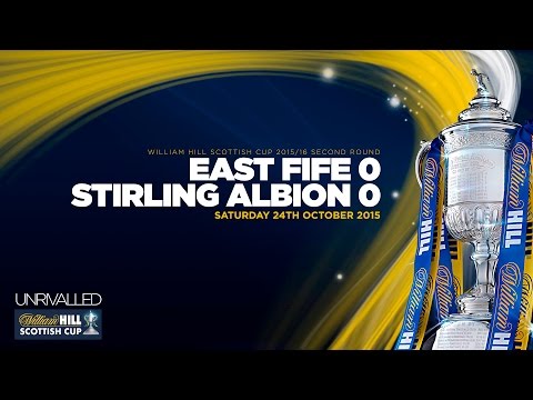 East Fife 0-0 Stirling Albion | William Hill Scottish Cup 2015/16 - Second Round