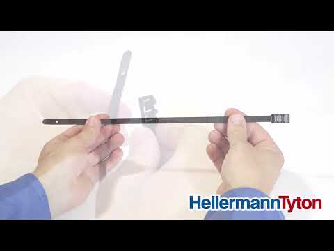 Video Legatura pentru cablu 180x9 mm, rezistenta la UV Brida Robusto