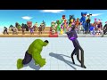 Infinity Battle Super Hero VS Creepy Monster Animal Revolt Battle Simulator