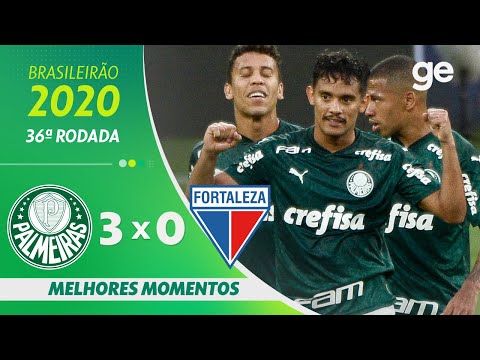 PALMEIRAS 3 X 0 FORTALEZA | MELHORES MOMENTOS | 36ª RODADA BRASILEIRÃO 2020 | ge.globo