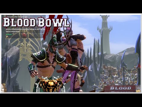 Blood Bowl 2 - Toxic Showboaters - Game 1 - Wood Elves vs. Wood Elves