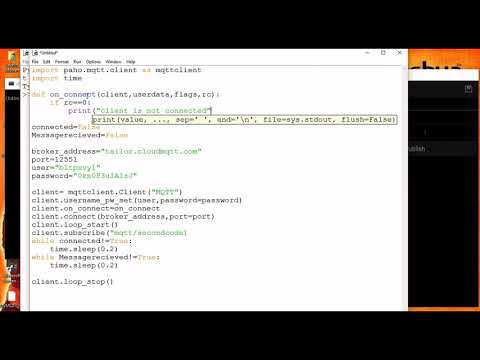 MQTT Tutorial 8 Paho Python MQTT Client Subscribe With Examples