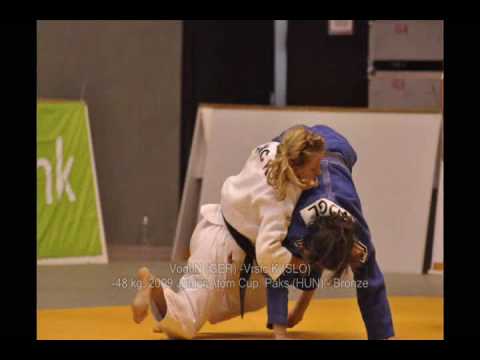 Judo 2009 Paks -48kg Vogl N (GER) - Vrsic K (SLO) - Bronze Junior Atom Cup