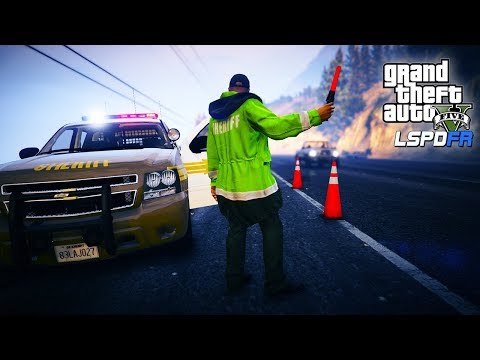 GTA 5 Mods LSPDFR 0.4.1 | Directing Traffic Accident