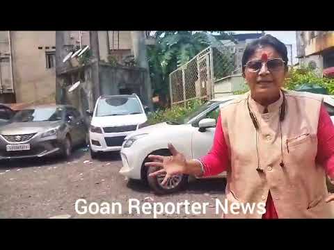 Goan Reporter:: Tara Kerkar highlights the issues near the Madgao Police Station