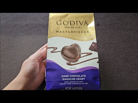 Costco Sale Item Review Godiva Belgium 1926 Masterpieces Dark Chocolate Ganache Heart Taste Test