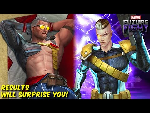 KID CABLE vs SUMMER CABLE is pretty much... a tie?!? lmao - Marvel Future Fight