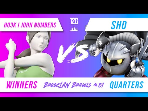BrookLAN Brawls 51 - Sho (Meta Knight) v. Ho3k | John Numbers (Wii Fit) - Winners Quarters