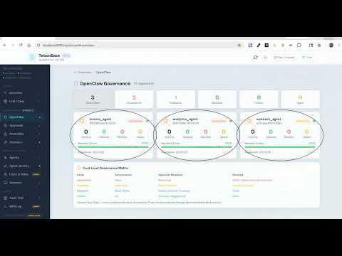 ClawCoat governance block demo
