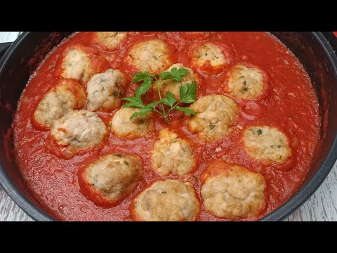 Receta de albóndigas en salsa de tomate. Muy Fáciles y Jugosas 💥