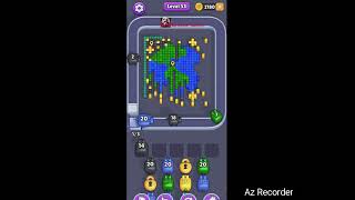 Pixel Flow level 53 hard Walkthrough Solution