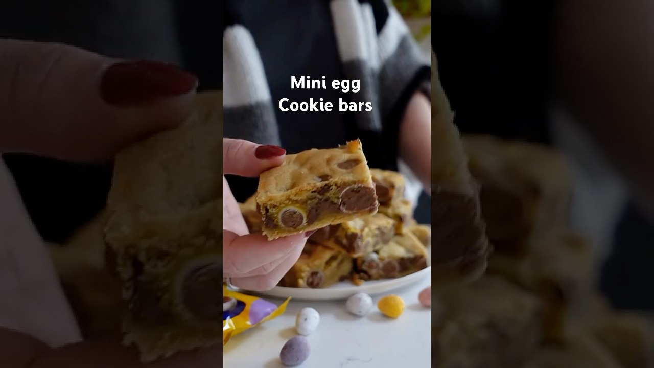 Mini Egg Cookie Bars 😲🤩