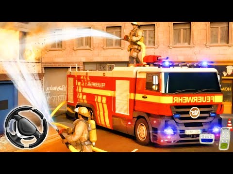 Firefighter Truck Rescue Drive Hero - City Emergency Vehicles Parking | Android Gameplay