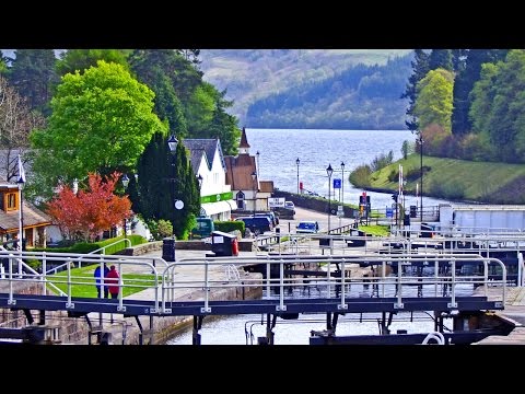 Fort Augustus Scotland • The Famous Fort Augustus Locks