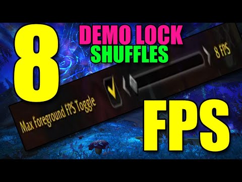 8 FPS DEMONOLOGY WARLOCK SOLO SHUFFLE CHALLENGE CAN I WIN 4+ ROUNDS WITH ONLY 8 FPS?