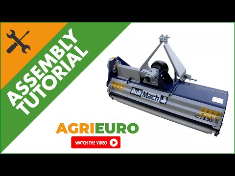 Tractor Flail Mower Light Series BullMach ERMES 135/145/155 F - Assembly tutorial