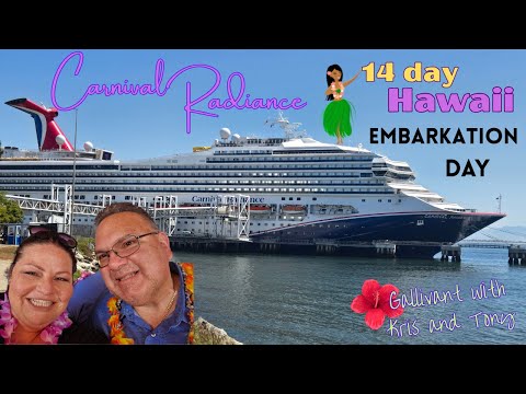 Thumbnail for Carnival Radiance 14 day Hawaiian Cruise- embarkation day- let the ship fun begin!