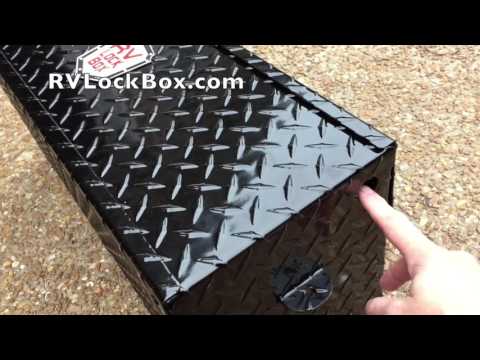 RV Lock Box Dual Battery Box Installation
