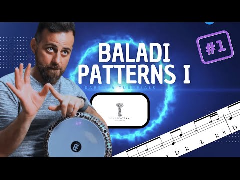 🔹DARBUKA TUTORIAL | BALADI Patterns I