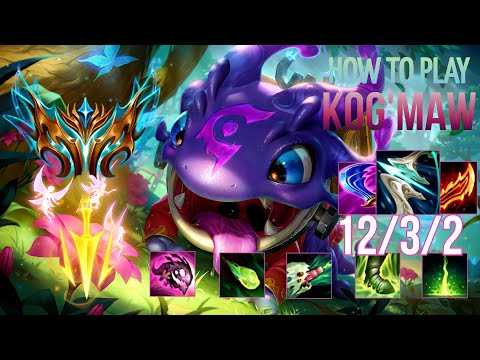 TOP 1 CHALLENGER Guides How to Play Kog'maw ADC & Carry + Best Build/Runes Season 12