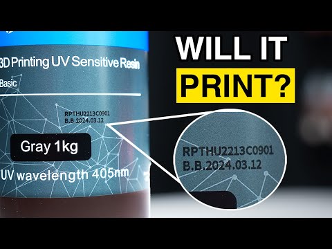 I Tried 3D Printing with Expired Resin, here's what happened