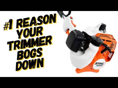 #1 REASON YOUR STIHL ECHO HUSQVARNA TRIMMER BOGS DOWN