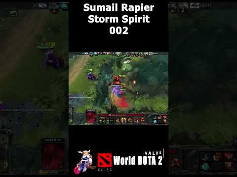 Sumail Divine Rapier Storm spirit  | Best play - Dota 2 - World DOTA 2 | #Shorts