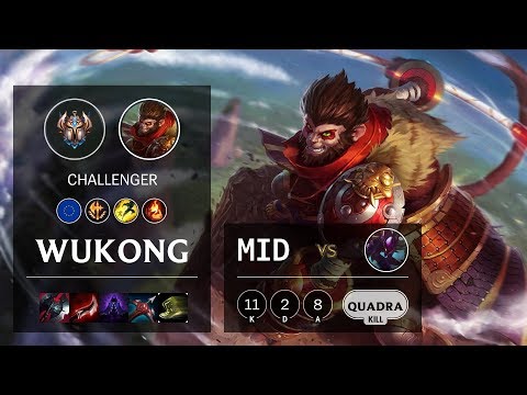 Wukong Mid vs Kha'Zix - EUW Challenger Patch 10.8