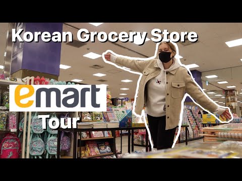 O que há dentro de uma mercearia coreana?? | Emart Tour | Compre comigo em Seul, Coreia do Sul |