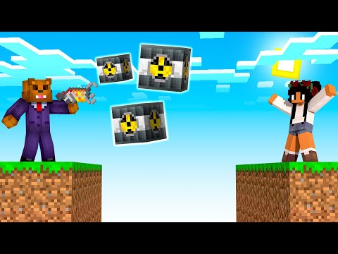 EPIC Minecraft TNT Wars - I DESTROYED my friends!